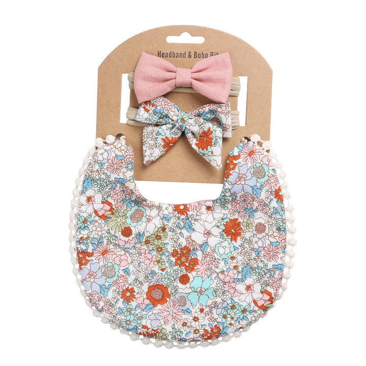 Blumenmuster Baby-Sabbertuch