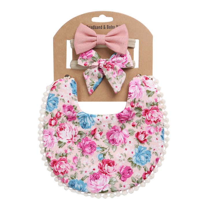 Blumenmuster Baby-Sabbertuch