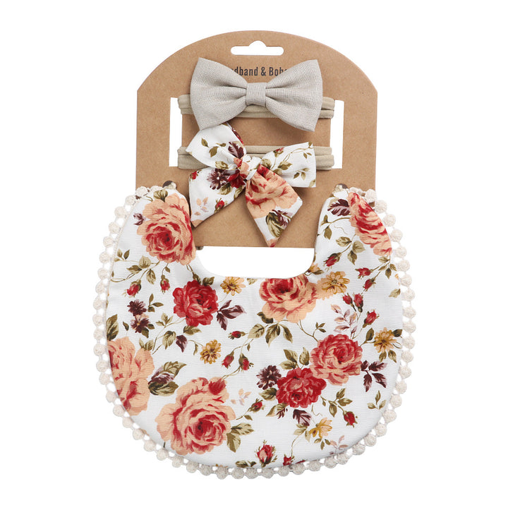 Blumenmuster Baby-Sabbertuch
