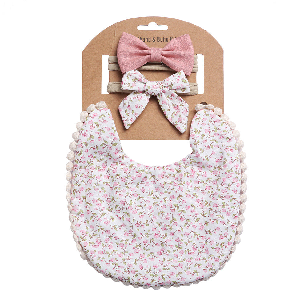 Blumenmuster Baby-Sabbertuch