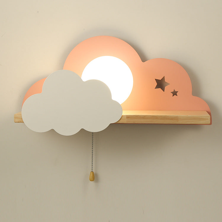 Wandlampe Wolken