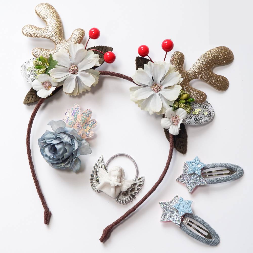 Weihnachtliche Haaraccessoires