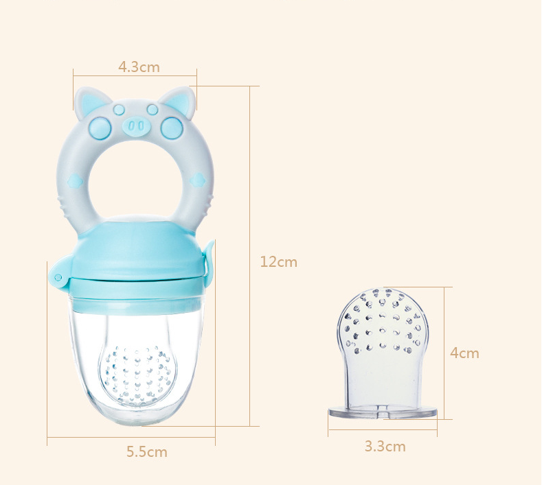 Baby-Beißring mit Fruchthalter