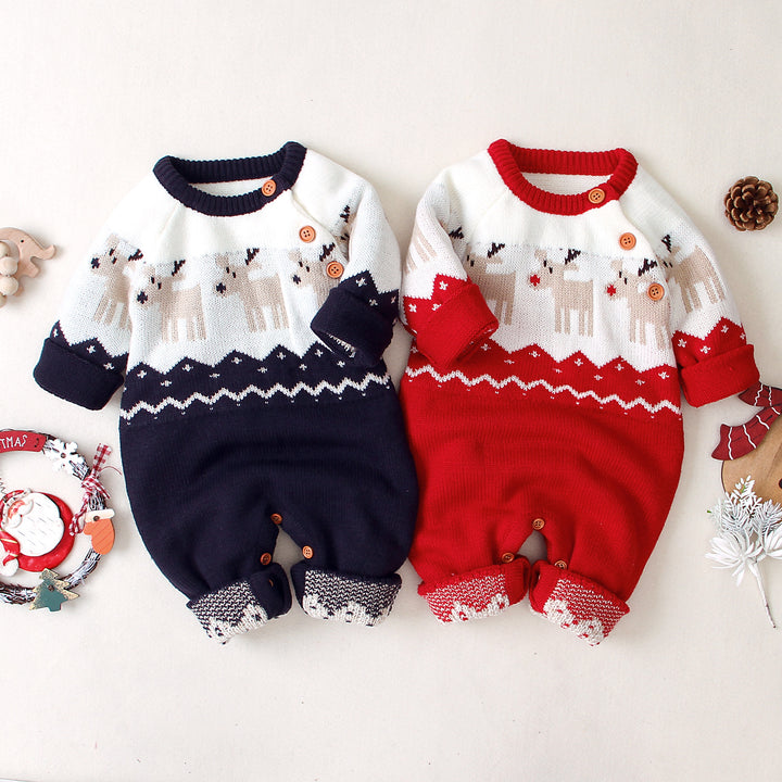 Weihnachts Babystrampler