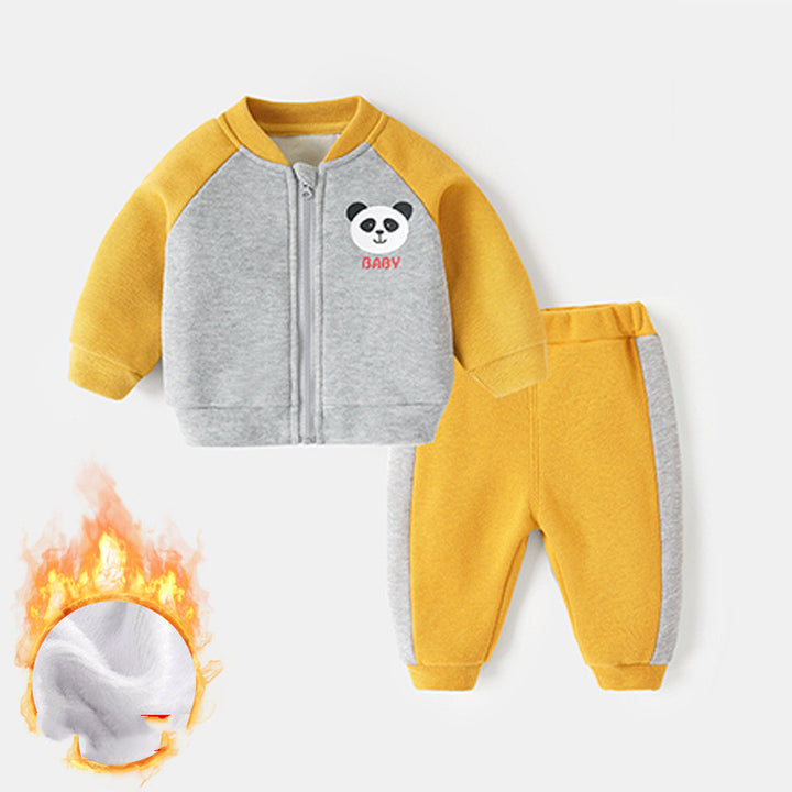 Baby-Overall mit Plüschfutter