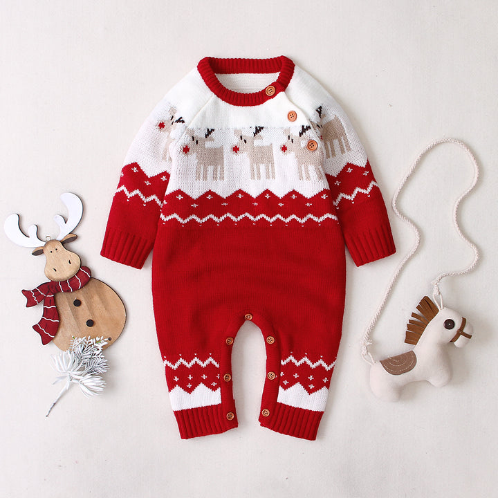 Weihnachts Babystrampler