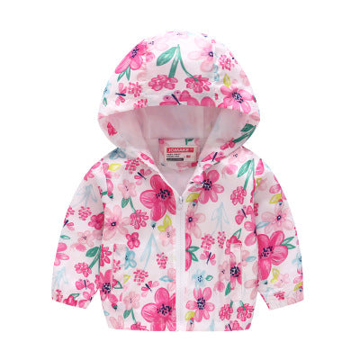 Baby-Kunstpelzjacke mit Kapuze