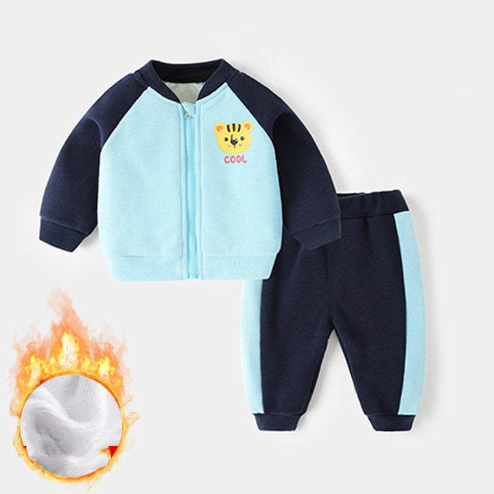 Baby-Overall mit Plüschfutter