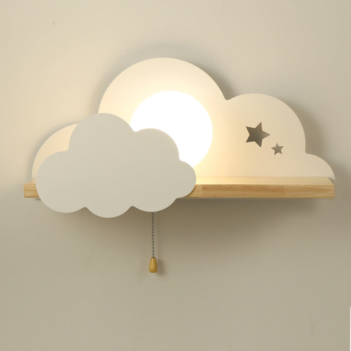 Wandlampe Wolken